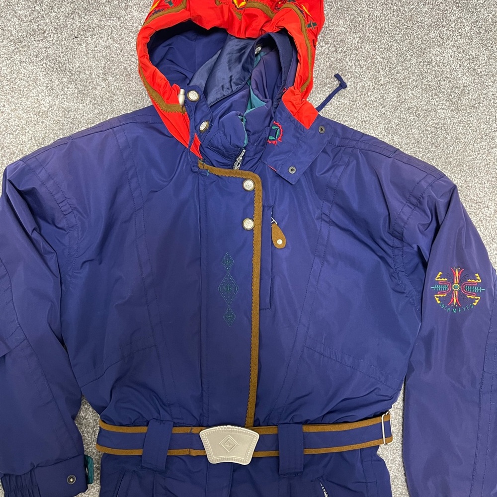 Obermeyer Blue and Red Ski Jacket